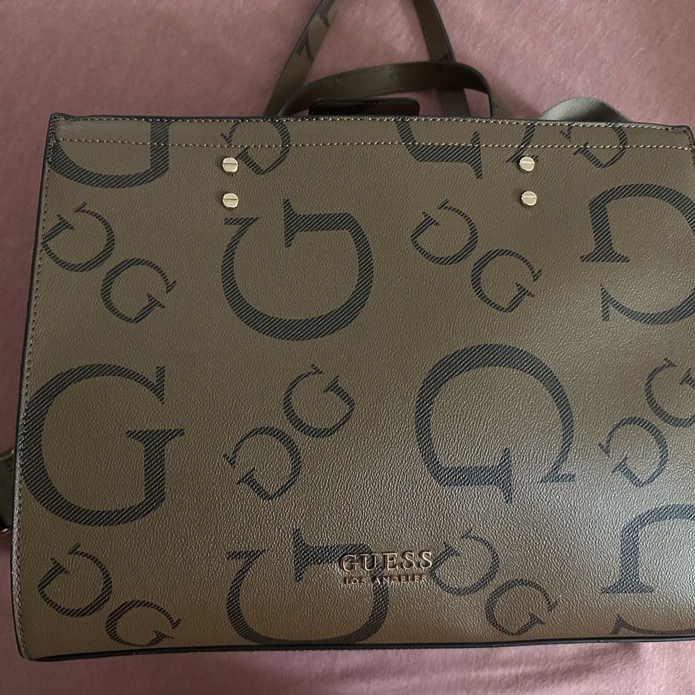 GUESS Brown Logo  Bag